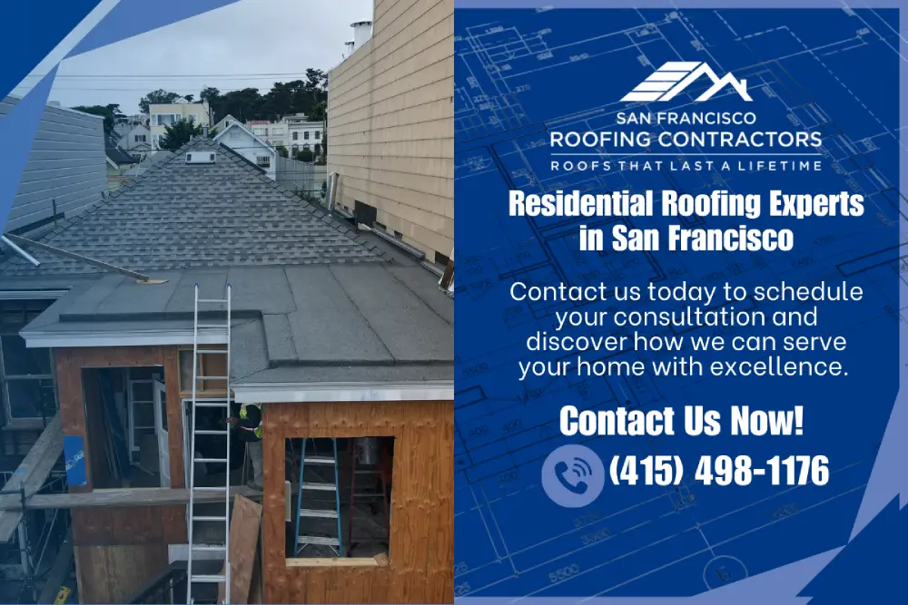 San Francisco home with a durable, stylish roof under cloudy skies