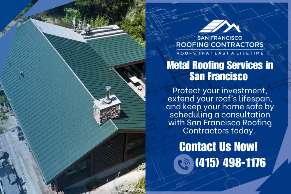 Metal roofing services in San Francisco with expert installation and maintenance