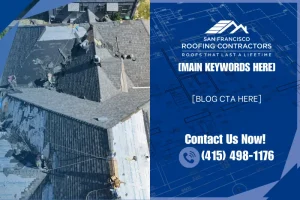 Roof installation underway on multi-section home in San Francisco