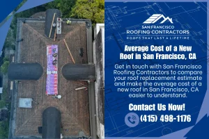 Residential roof replacement in San Francisco, CA